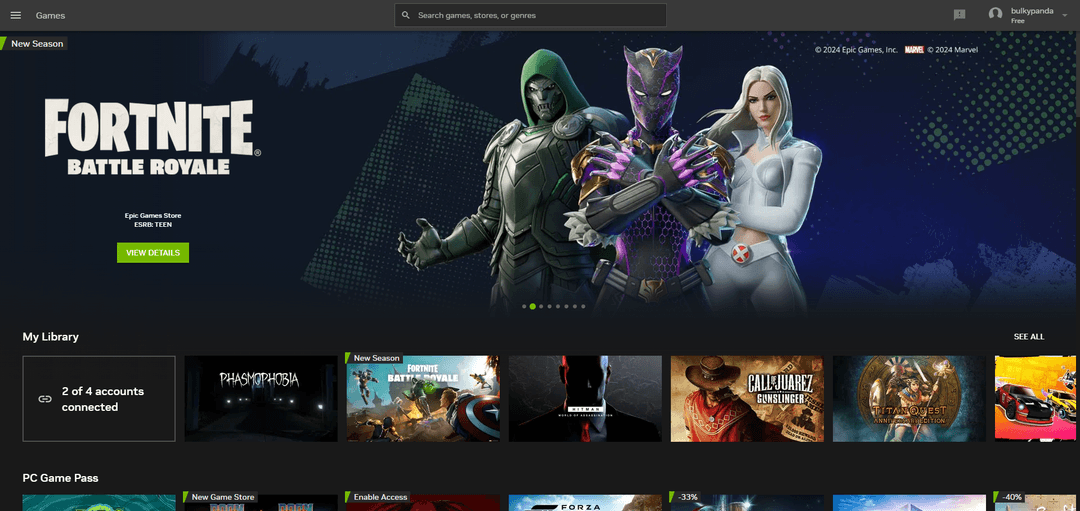 GeForce Now Web